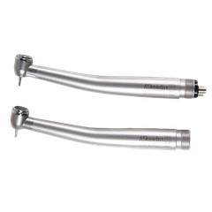 Dental LED Handpiece High Speed Push Button 2/4 Hole Fiber Optic with Light