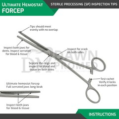 2Pcs Set 8″ + 10″ Straight Hemostat Forceps Locking Clamp Fishing Plier German G