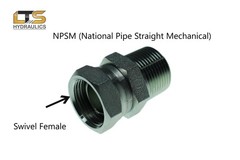 1/4″ Male Pipe NPT x 1/4″ Female Pipe Swivel NPSM Adapter 1404-04-04 TWO PACK!