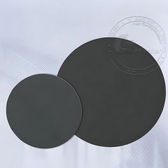 Grey PVC Plastic Round Discs Diameter 20-400mm Thickness 3-30mm Rigid PVC Sheet