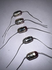 470 pF POLYSTYRENE FILM CAPACITOR 160 VOLTS 5% Tolerance New Lot of 5 by NPC