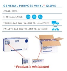 vinyl gloves medium 1000