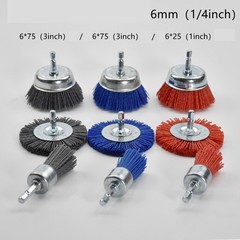 Nylon Filament Abrasive Wire Grinding Wheel Brush Metal Polishing Rust Removal