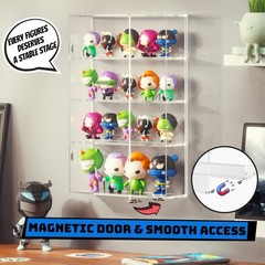 WINKINE Oversized Display Case Compatible with Funko Pop Out of Box, Acrylic …