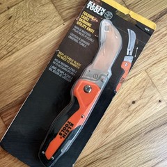 Folding Klein Tools Linesman Knife Wire Cable Skinning Blade Tool 44218 NEW