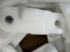 Unichains D 1400 Tab Natural White Plastic Flex Conveyor Chain 20ft Box NEW!