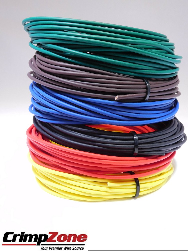 150 FEET 16 GAUGE TXL HIGH TEMP AUTOMOTIVE PRIMARY WIRE 6 COLORS 25 FT EACH
