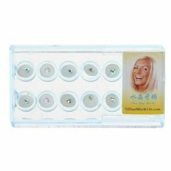 10 Pcs Oral Dental Teeth Crystal Ornaments Jewelry Tooth Gems Ornaments 2.0mm