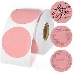 2″ Round Direct Thermal Labels Self-Adhesive Sticker Zebra, Rollo & Munbyn Compt