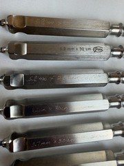 Set of 9 Grams Liposuction Cannulas w/ Tray Plastic Surgery Aesthetics
