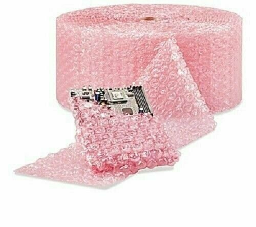 1/2″ Large Bubble Cushioning Wrap Anti-Static Roll Padding 500′ x 12″ Wide 500FT