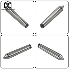 1Pack MT2 Carbide Tipped Lathe Dead Point Center Morse Taper #2 60° Point