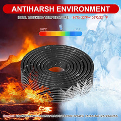 18 Gauge 2 Conductor PVC Wire 100FT 18/2 Low Voltage Copper Cable Outdoor