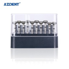 10 pcs Dental High Speed Diamond Burs Circular wheel Super Coarse Diamond Drills