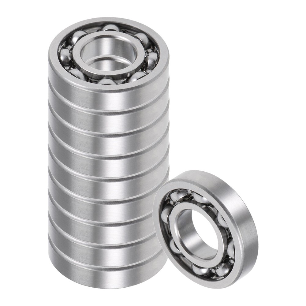 10pcs R8 Deep Groove Ball Bearings 1/2″x1-1/8″x1/4″ Open Type Chrome Steel Z2