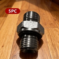 5pcs M14x1.5 For Chinese Mini Excavator 2353 L Union Hydraulic Adapter Fitting
