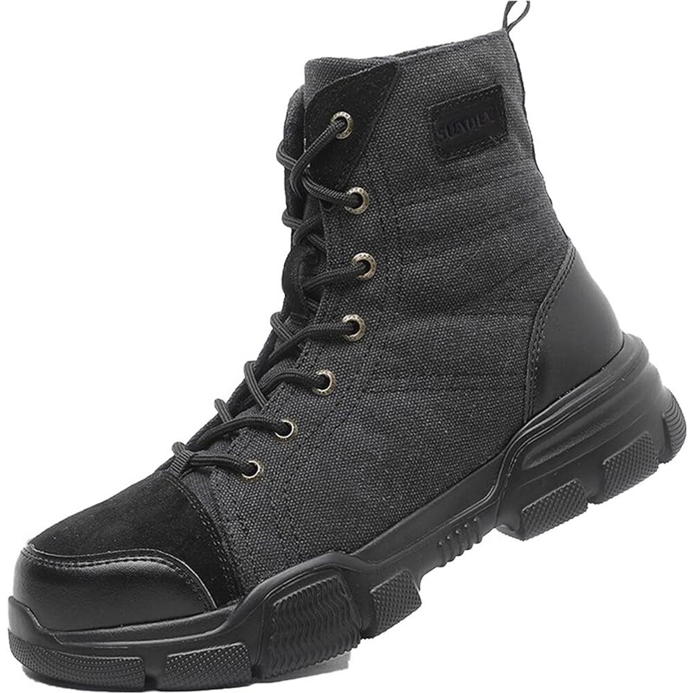 Steel Toe Boots for Men Women Indestructible Work Boot Safety Construction Shoes