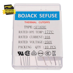 SF169E SEFUSE 10A 250V Thermal Fuses 172 Degrees Celsius Thermal Cutoffs (Pack o