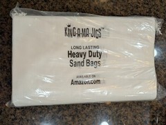 NEW! Heavy Duty Sand Bags (24 Pack) Poly Woven – 14in x 25in- Holds up to 50 lbs