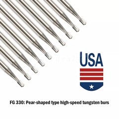 Dental Carbide Burs Tungsten Steel Bur FG #330 /FG #245 for High Speed Handpiece