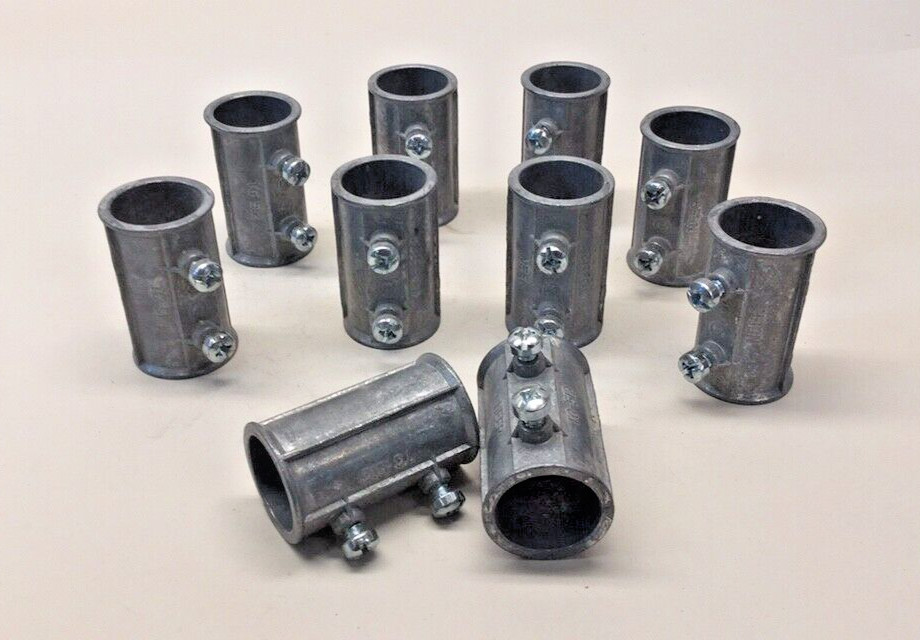 Neer TC-512 Conduit EMT Coupling 3/4 Zinc Die Cast Set Screw (Pack of 10)