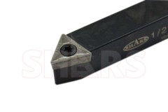 SHARS 5PC 1/2″ INDEXABLE TURNING TOOL BIT + INSERTS + CERTIFICATE Save $30.00 ^]