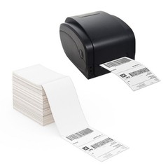500-2000 Fanfold 4×6 Direct Thermal Shipping Mailing Postage Labels for Zebra