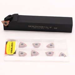 20mm Lathe Thread Cutting Tool Carbide Threaded Inserts Vertical 60° 16VERAG60