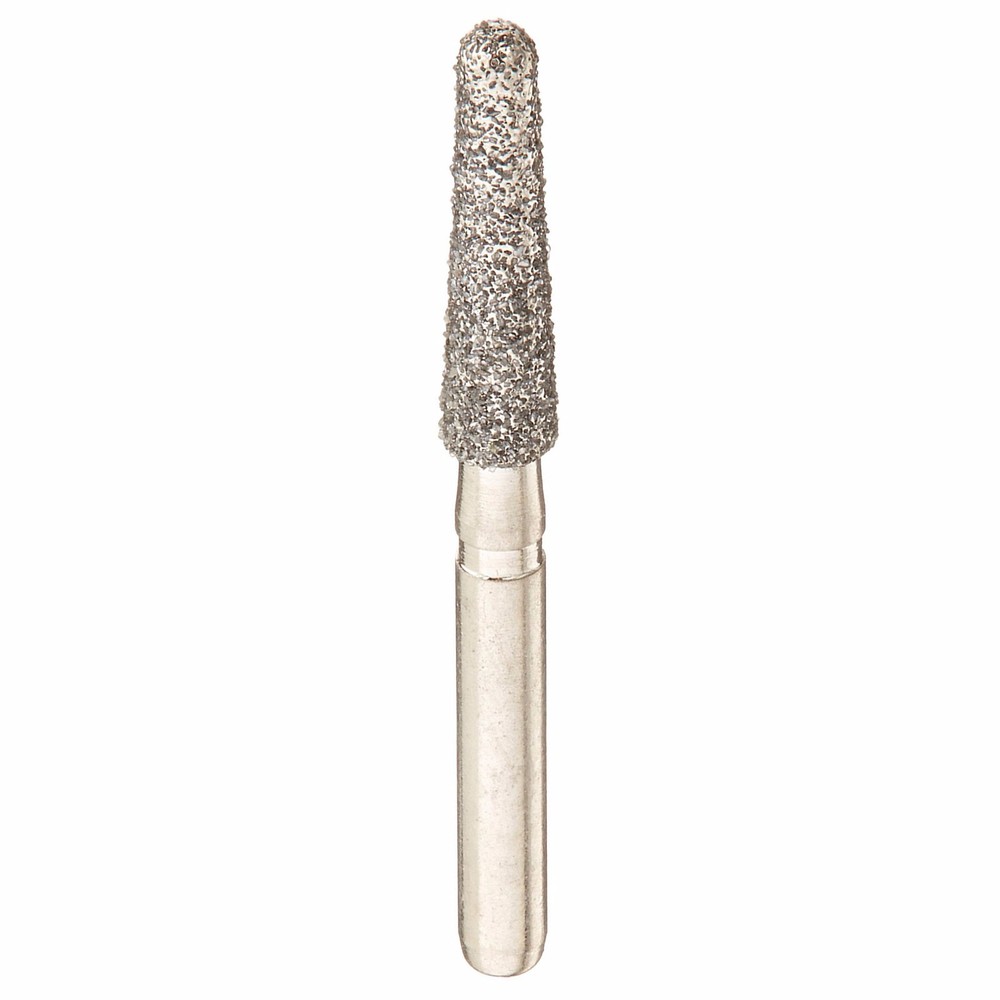 CROSSTECH Dental Diamond Short-Shank ROUNDENDTAPER-856/021S, MD2SN-Medium, 5Burs