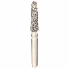 CROSSTECH Dental Diamond Short-Shank ROUNDENDTAPER-856/021S, MD2SN-Medium, 5Burs