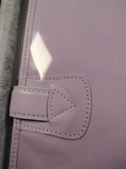 Filofax Malden Mini 6 Hole Pocket Orchid Leather Cover Unused W/ Box From Japan