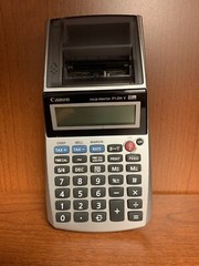 Cannon Palm Printer P1-DH V 12 Digit, Batteries Only, No A/C Adapter ~Calculator