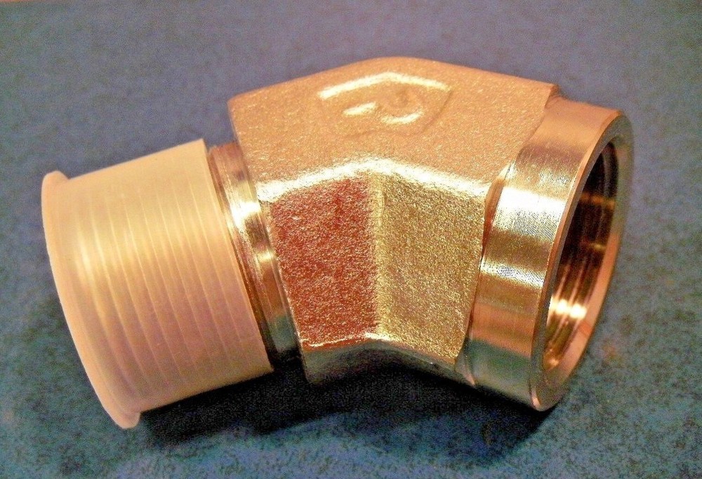 Parker 1CD45-S Steel 45 Degree 1″ NPTM x 1″ NPTF Street Elbow 1800PSI
