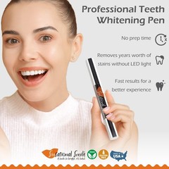 Sinsational Smile Teeth Whitening Pen, Up to 60 0.1 Fl Oz (Pack of 1)