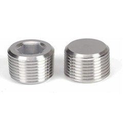 4x 3/8″ NPT Pipe Plug Male Thread Stainless Steel Fitting Countersunk Hex C444