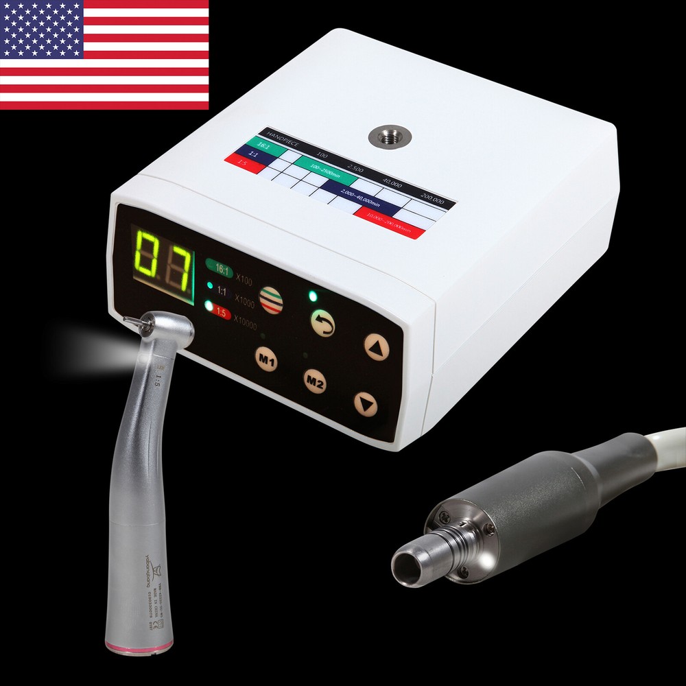 NSK Style Dental Brushless LED Micro Motor /1:5 Increasing Handpiece