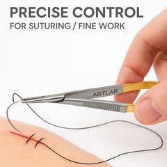 1 Premium T/C Castroviejo Needle Holder 7″ STRAIGHT Surgical DENTAL Instruments