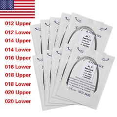 10pcs/pk Dental Orthodontic Niti Arch Wire Round Ovoid Form all size option to