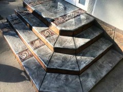Polyurethane Stamp Mat STONE Concrete Cement Texture Rock Decorative Printed
