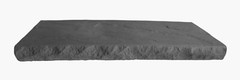 Rubber Mold for Concrete, Slate Texture, Wall Cap Mold, 24″L x 9″W x 2″D