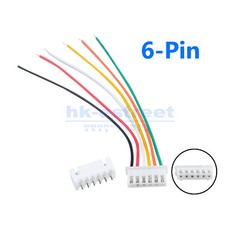 JST XH2.54mm 6 Pin 10/20/30cm Wire Cable Connector Male Female Plug Socket Lot