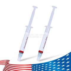 Dental Porcelain Etch Gel 9.5%Hydrofluoric Acid Etchant 2.5 ml/syringe 3 Tips
