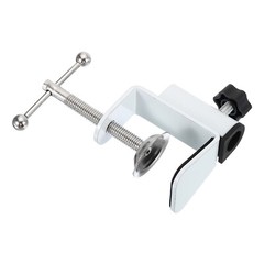 0.47″ Mount Dia. Universal C-Clamp Table Lamp Mic Arm Desk Clamp, White