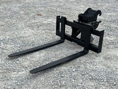 48″ 5,500 Pound Pallet Fork Attachment Fits Bobcat Quick X Change Mini Excavator