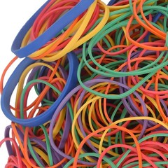 Rubber Bands Assorted Sizes 0.5 lb Bag – Strong Elastic for