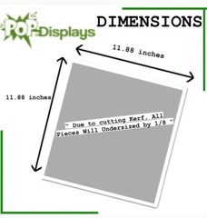 Lexan Polycarbonate Plastic Sheet Clear 1/16″ .060″ 12″ x 8″