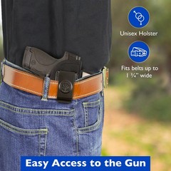 DeSantis Pro Stealth IWB Holster – Fits GLOCK 26/27, Taurus G2S/G2C/G3C, S&W …