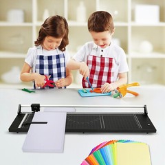 36″ Paper Cutter, Manual Precision Rotary Paper Trimmer For Film, Art Cardboard