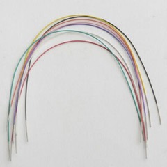 Dental Orthodontic White Color Coated Niti Arch Wire Round Super Elastic Ovoid