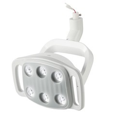 9W Dental 6 LED Lamp Oral Light Ra90 Lamp For Unit Chair 22MM / 26MM